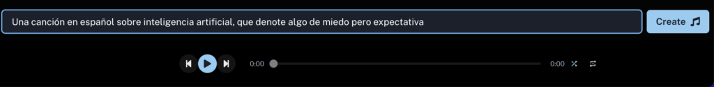 Ejemplo de prompt para SUNO AI